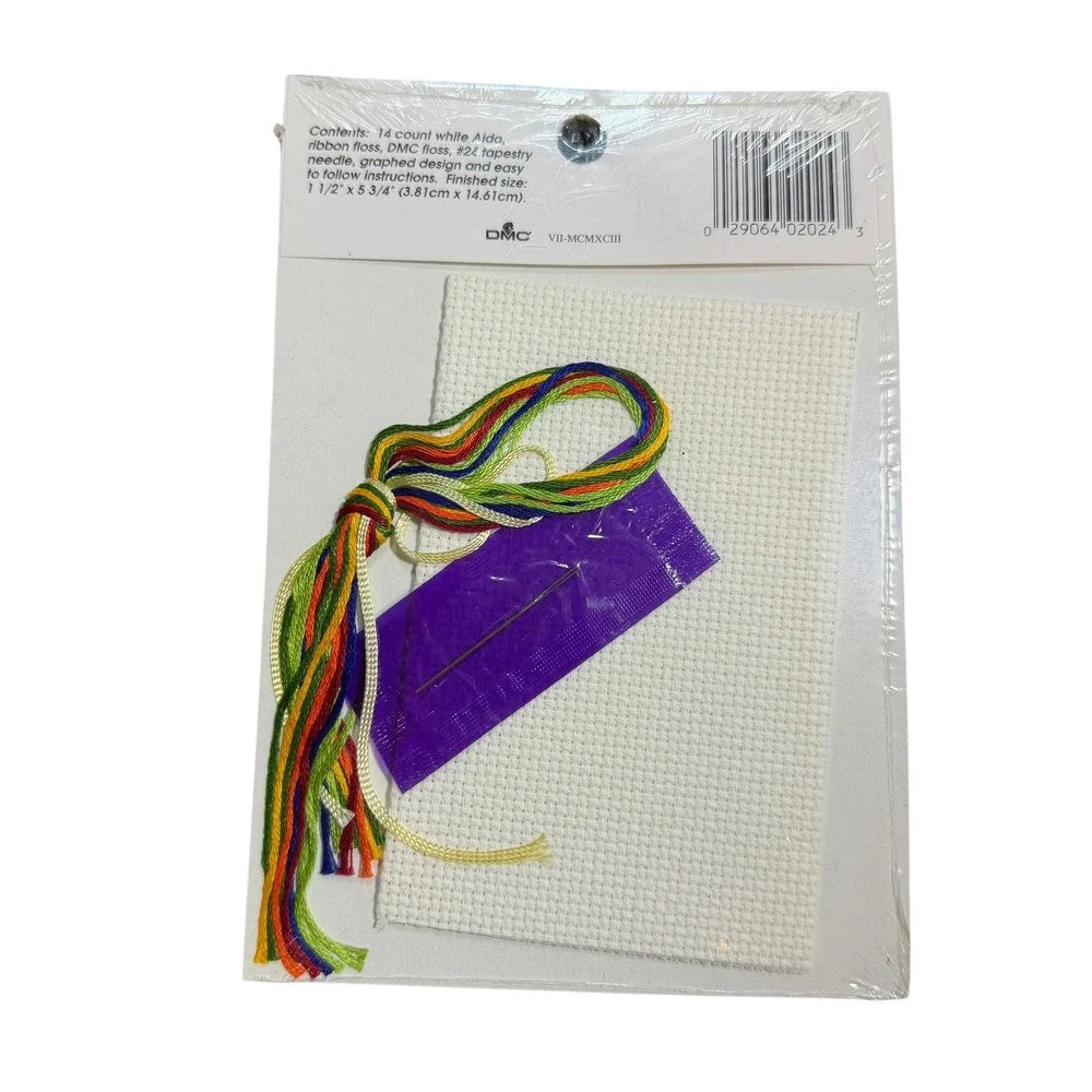 Designs For‎ The Needle Cross Stitch Bookmark Kit 2024 Flower New
